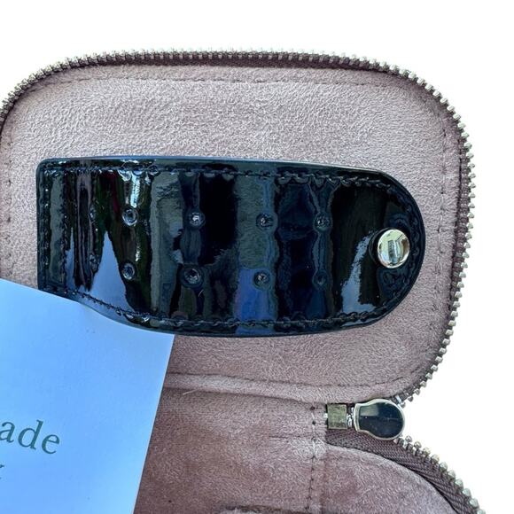 Kate Spade - Odette Glitter Jewelry Holder, Rose Gold, travel jewelry box, NWT - Picture 10 of 13